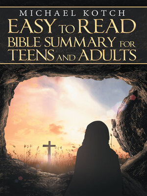 cover image of Easy to Read Bible Summary for Teens and Adults